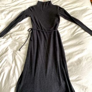 Grey Midi Dress